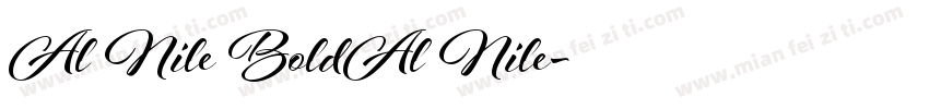 Al Nile BoldAl Nile字体转换